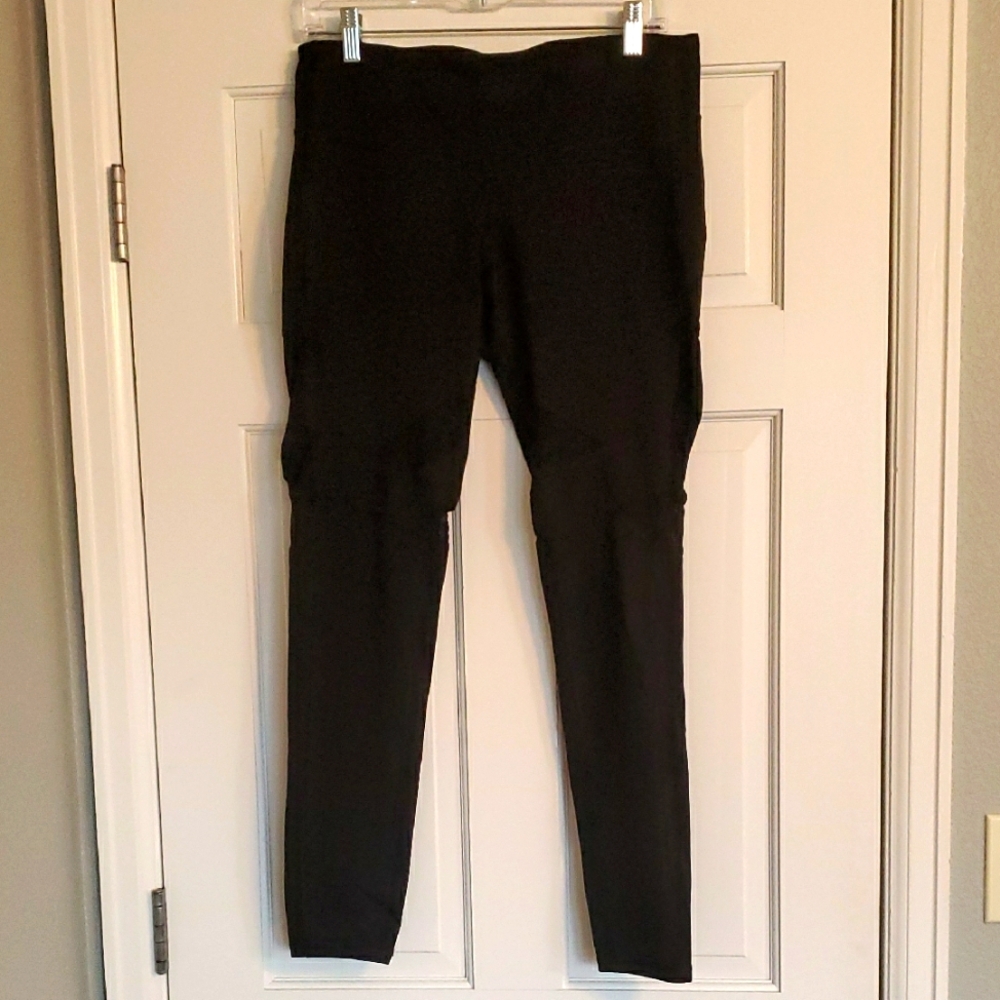 Champion Black Compression Leggings Women's sz L